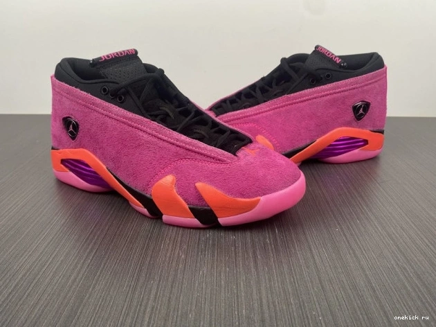Chep Onekick DH4121-600 Pink (W) Retro 14 Shocking Low Jordan 0619